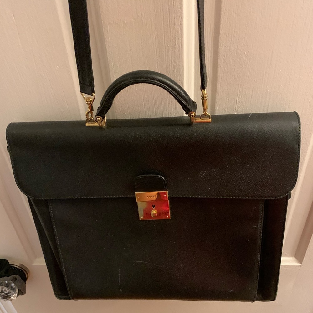 Gucci Leather Briefcase